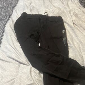 American Eagle Outfitters Black Cargo Jogger Pants